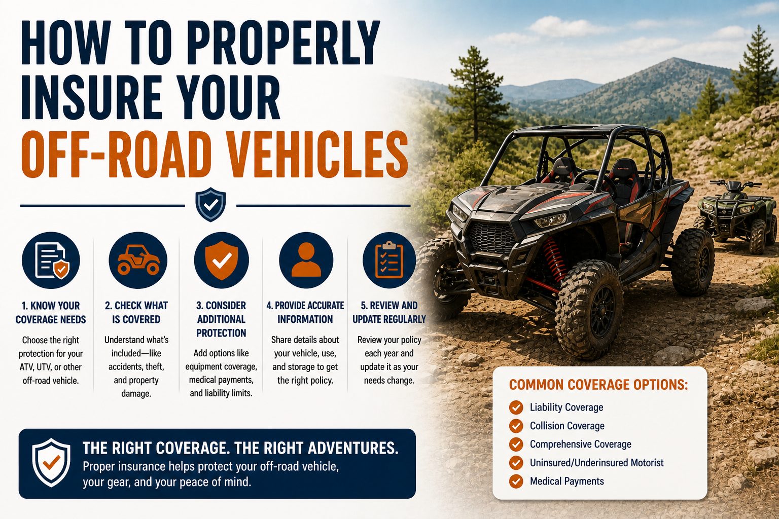 ATVs and Side-by-Sides: How to Properly Insure Your Off-Road Vehicles