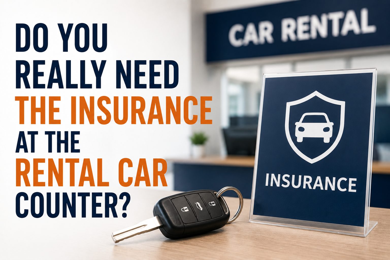 Rental Car Coverage: Do You Really Need the Insurance at the Counter?