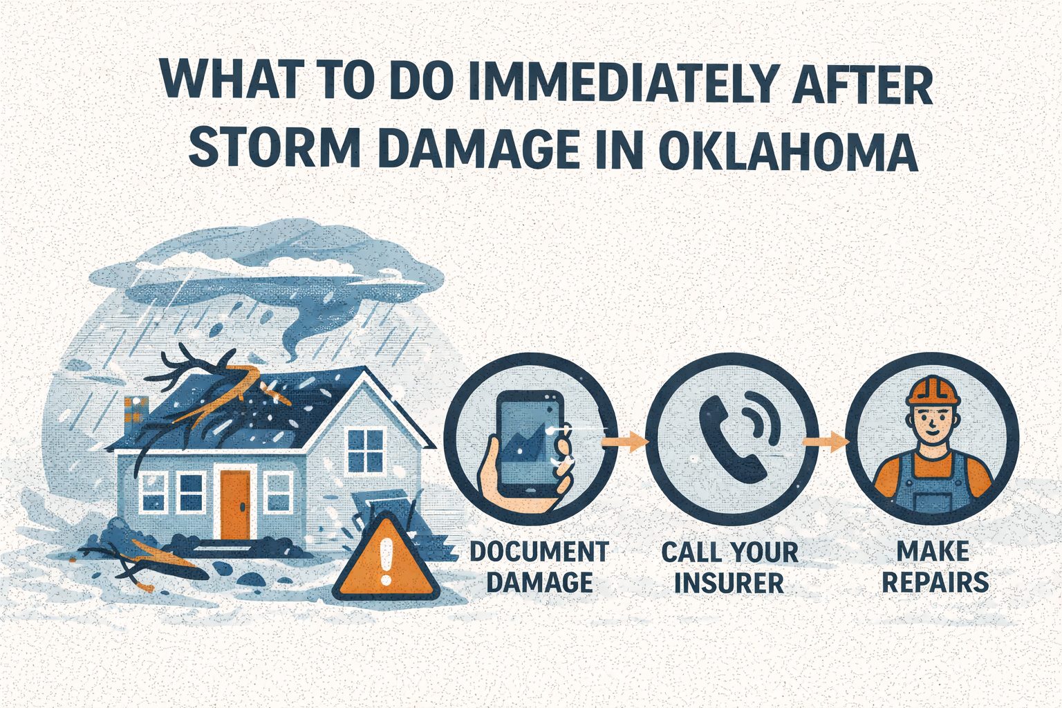 What To Do Immediately After Storm Damage in Oklahoma