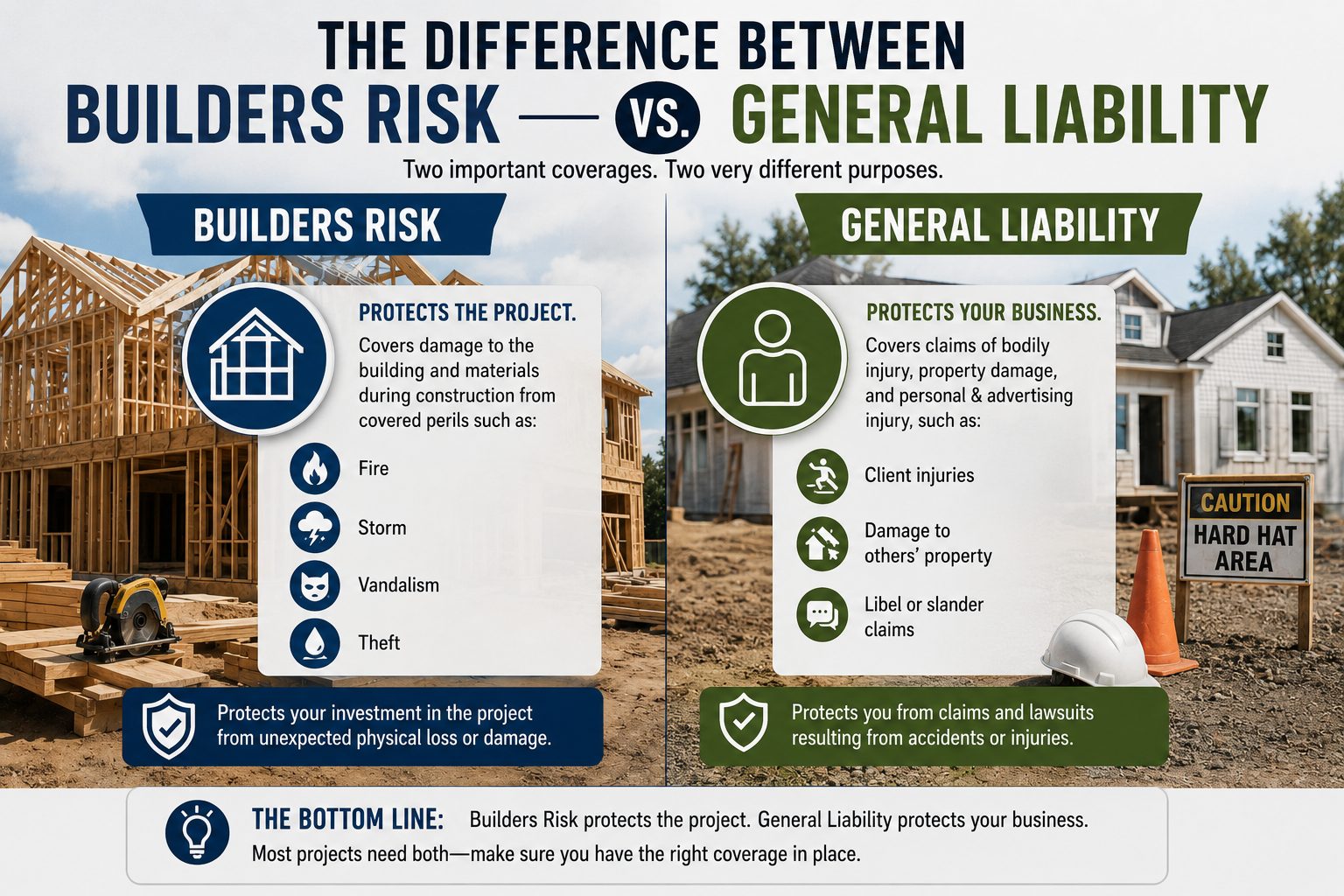 The Difference Between Builders Risk and General Liability